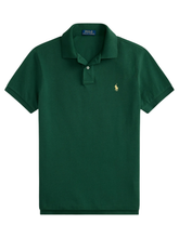 RALPH LAUREN Slim Fit Mesh Polo Shirt Green