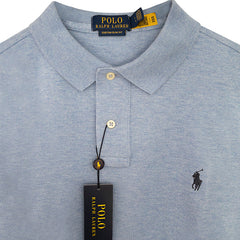 Ralph Lauren Custom Slim Fit Polo Shirt Jamaica Heather Men's