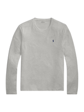 RALPH LAUREN Cotton Jersey Sleep Shirt Andover Heather