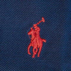 Ralph Lauren Polo Men's Slim Fit Polo Short Sleeve Shirt Blue