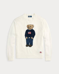 Ralph Lauren Polo Bear Baumwoll-Leinen-Pullover