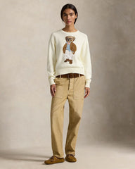 Ralph Lauren Polo Bear Baumwollpullover mit Rundhalsausschnitt