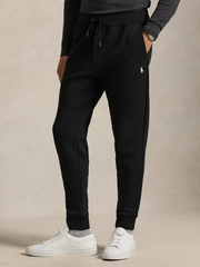 RALPH LAUREN Double-Knit Jogging Bottoms Polo Black