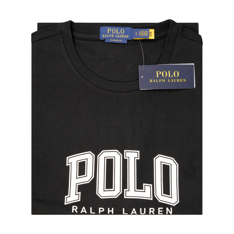 Ralph Lauren Polo Classic Fit Logo Jersey T-Shirt Black