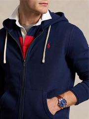 RALPH LAUREN The RL Fleece Hoodie Cruise Navy