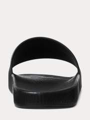 RALPH LAUREN Signature Pony Slides Black/Red