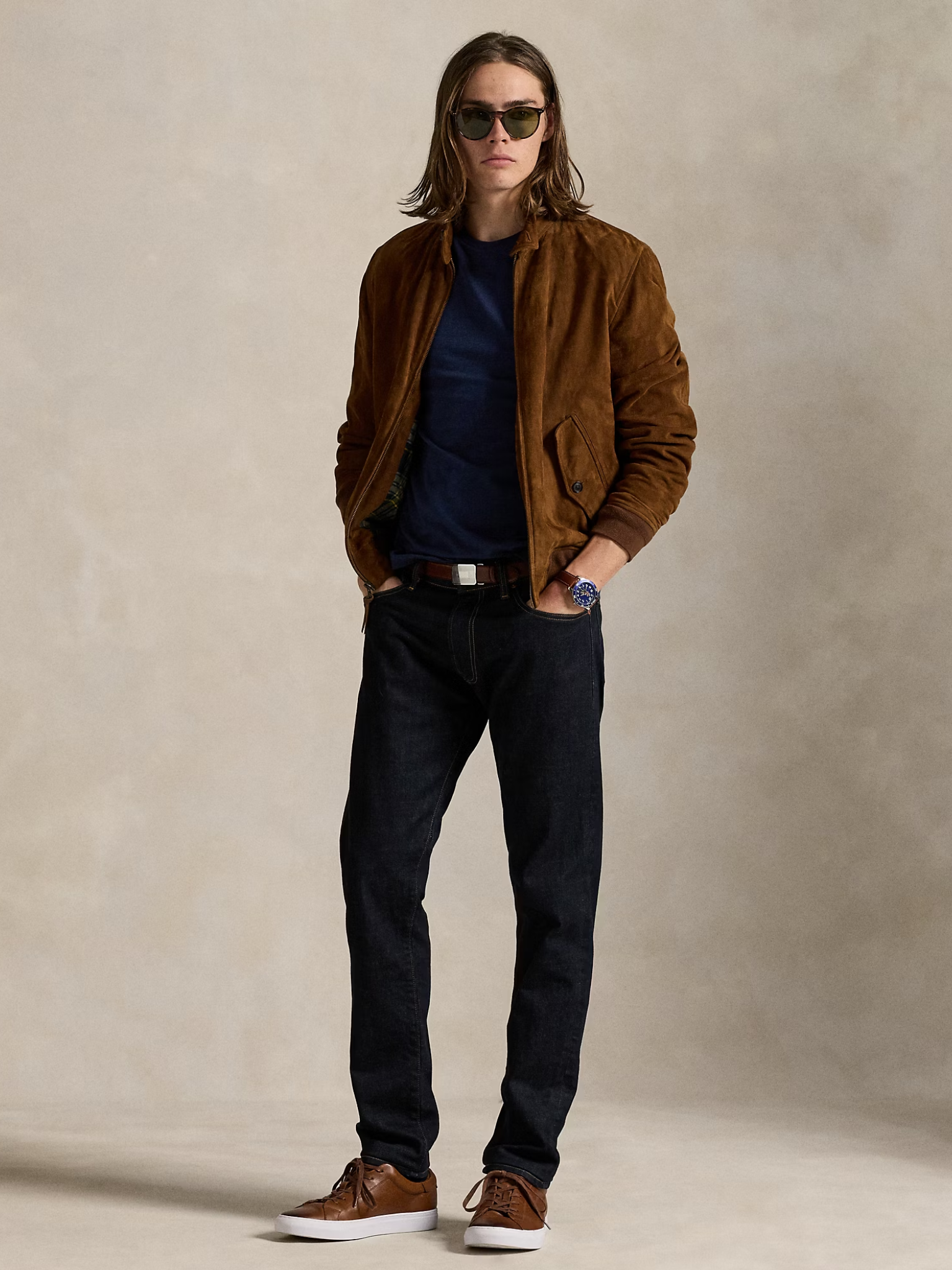 RALPH LAUREN Custom Slim Fit T-Shirt Navy