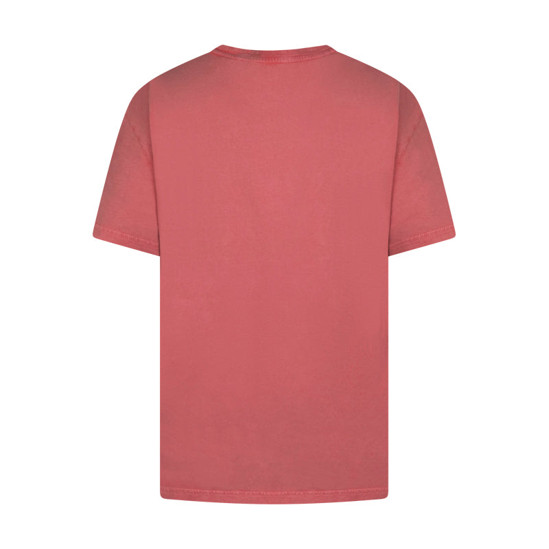 Ralph Lauren Polo Mens Red Cotton Linen Classic Fit Pocket T-Shirt