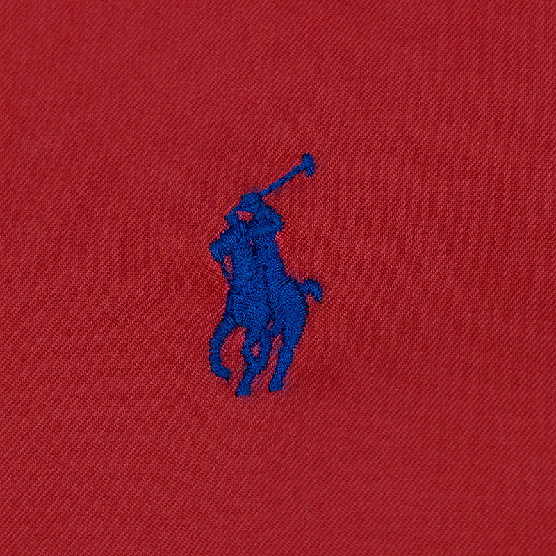 Ralph Lauren Polo Custom Fit Featherweight Shirt Red Men's