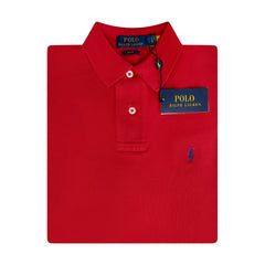 Ralph Lauren Polo Men's Slim Fit Polo Short Sleeve Shirt Red