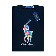 Ralph Lauren Relaxed Fit Big Pony Cotton T-Shirt Black Men's