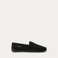 Ralph Lauren Brenan Polo Bear Wildleder-Slipper