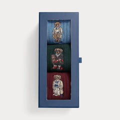 Ralph Lauren Polo Bear Crew 3er-Socken-Geschenkset