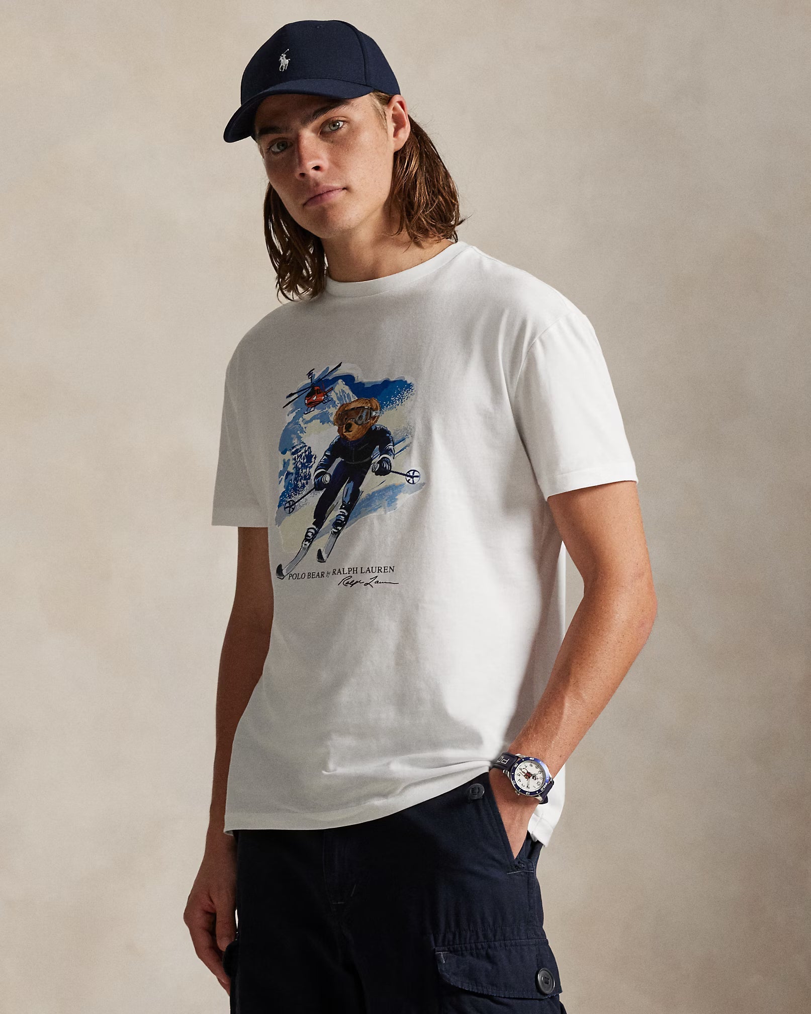 Ralph Lauren Polo Bear Jersey T-Shirt in klassischer Passform
