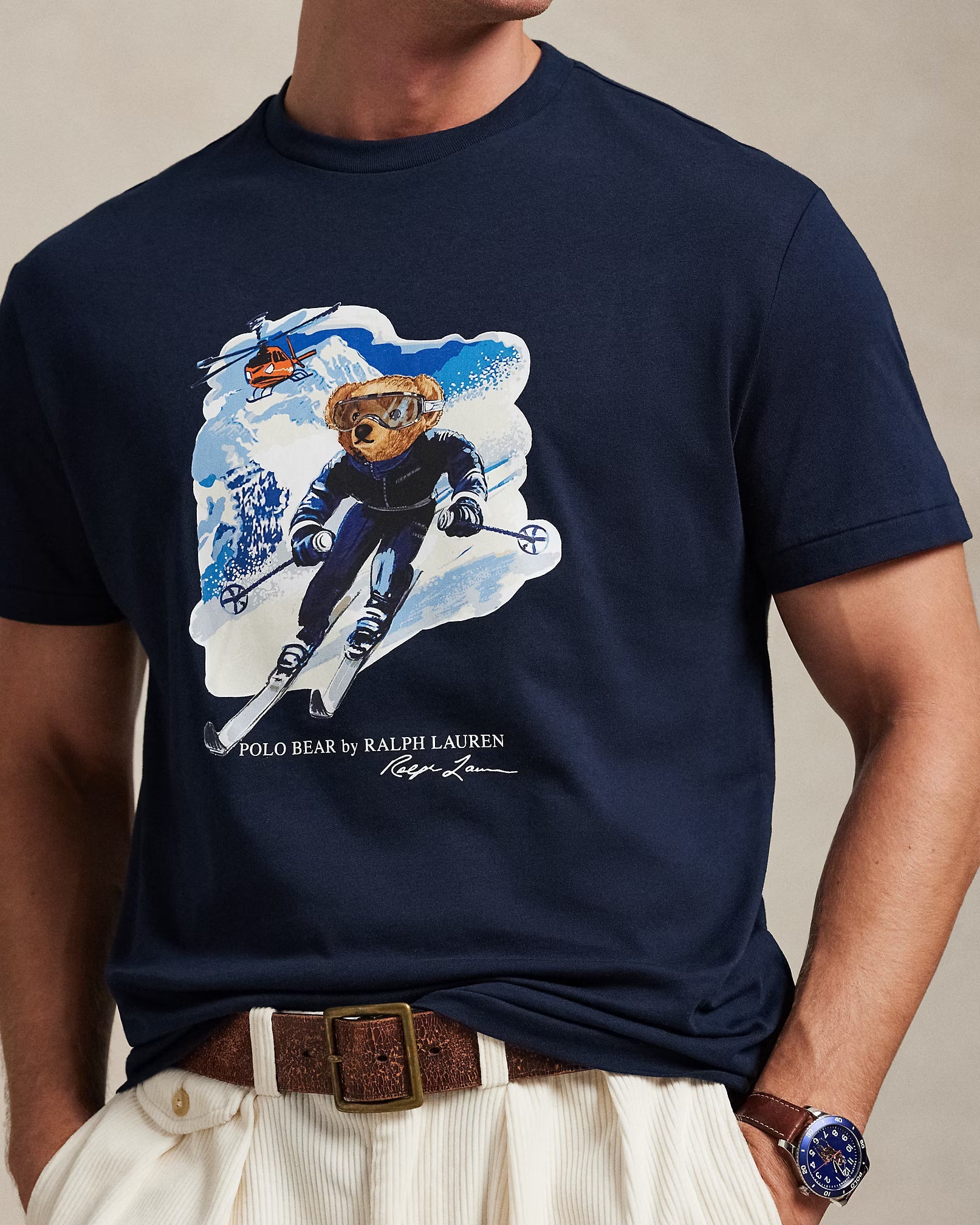 Ralph Lauren Polo Bear Jersey T-Shirt in klassischer Passform